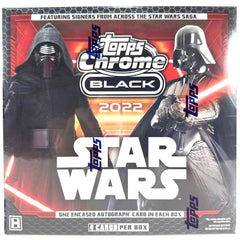 2022 Topps Chrome Black Star Wars Hobby Box