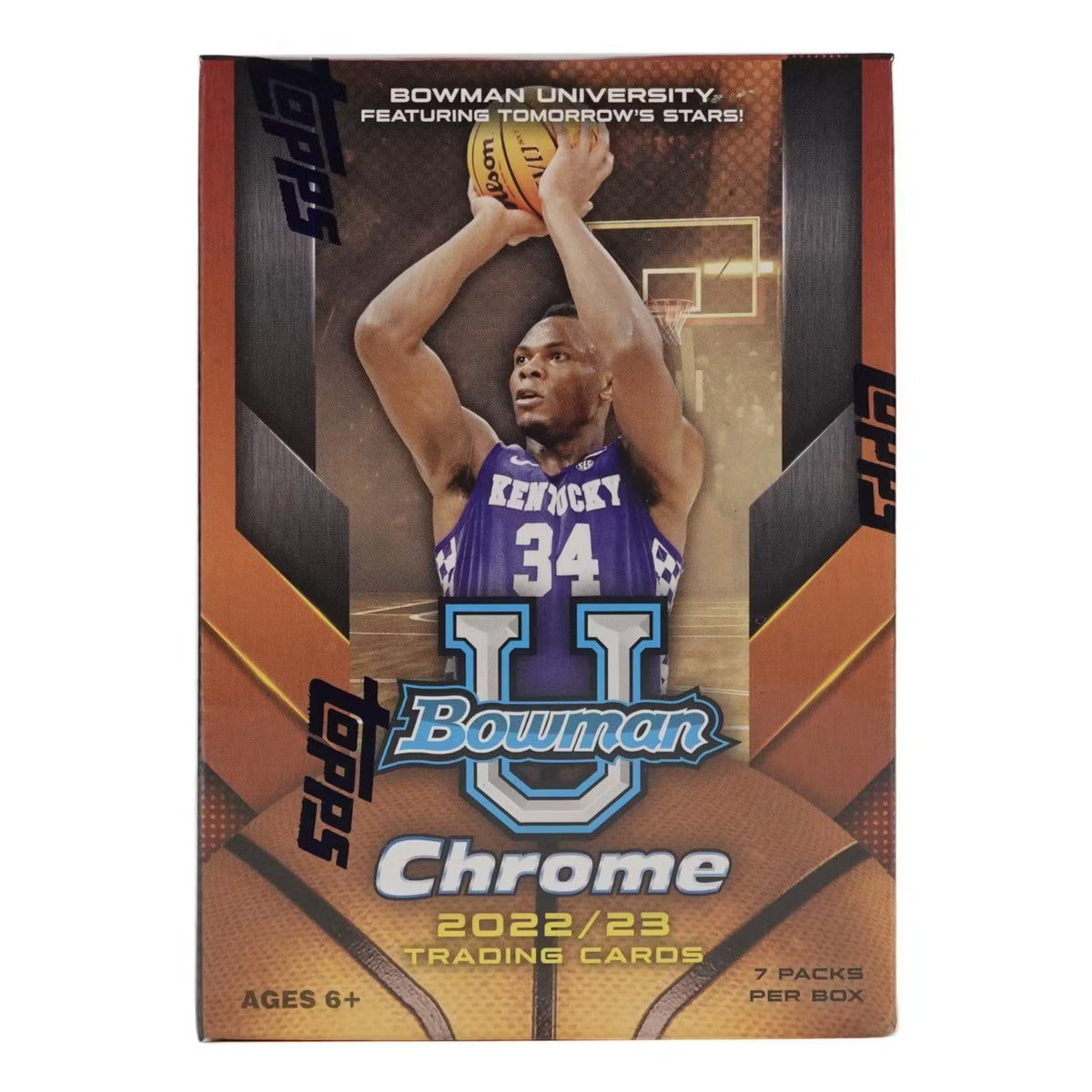 2022/23 Bowman Chrome University Basketball Blaster Box