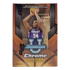 2022/23 Bowman Chrome University Basketball Blaster Box