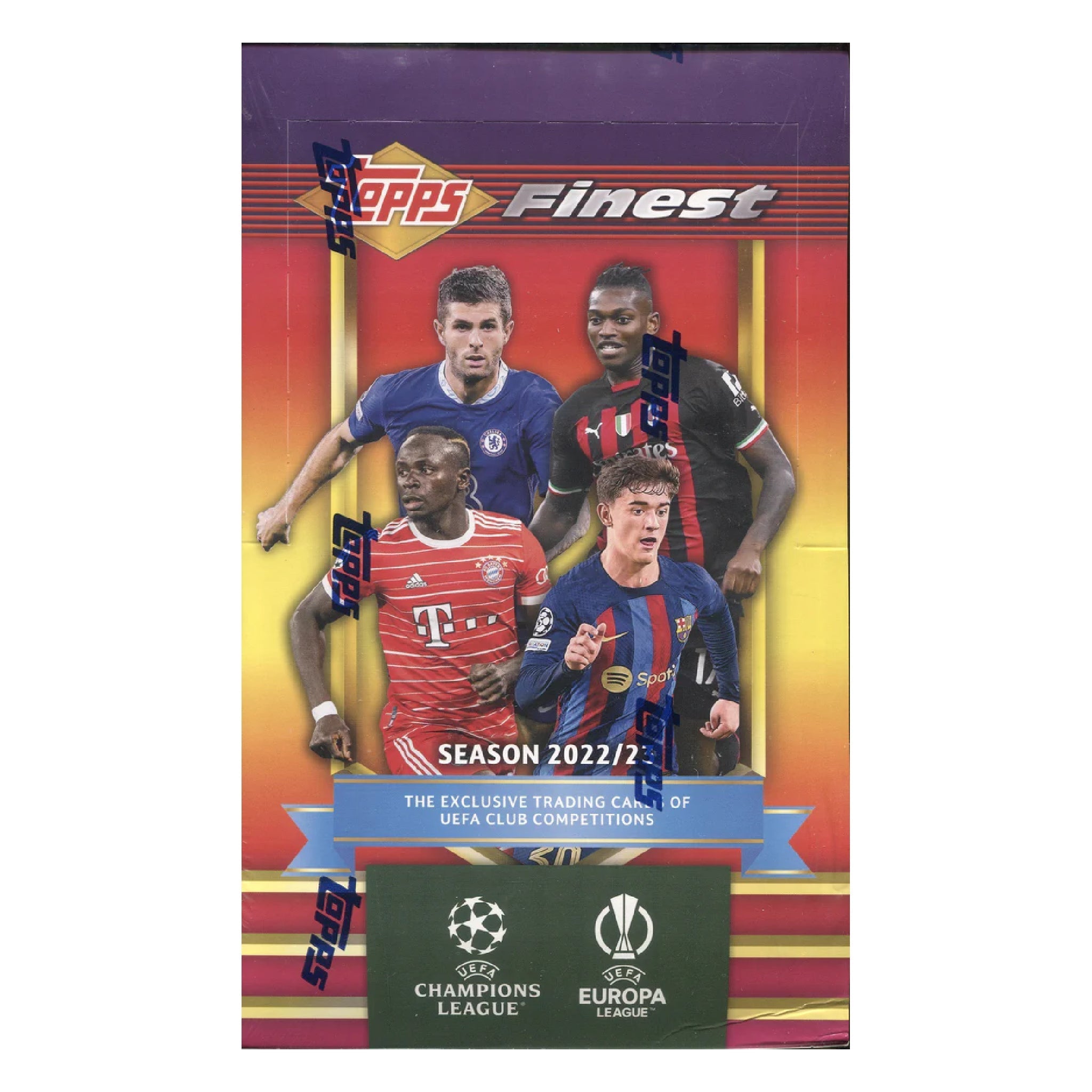 2022/23 Topps Finest Flashbacks UEFA Club Competitions Soccer Hobby Box