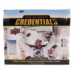 2022/23 Upper Deck Credentials Hockey Hobby Box