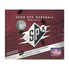 2008 Upper Deck SPx Baseball Hobby Box