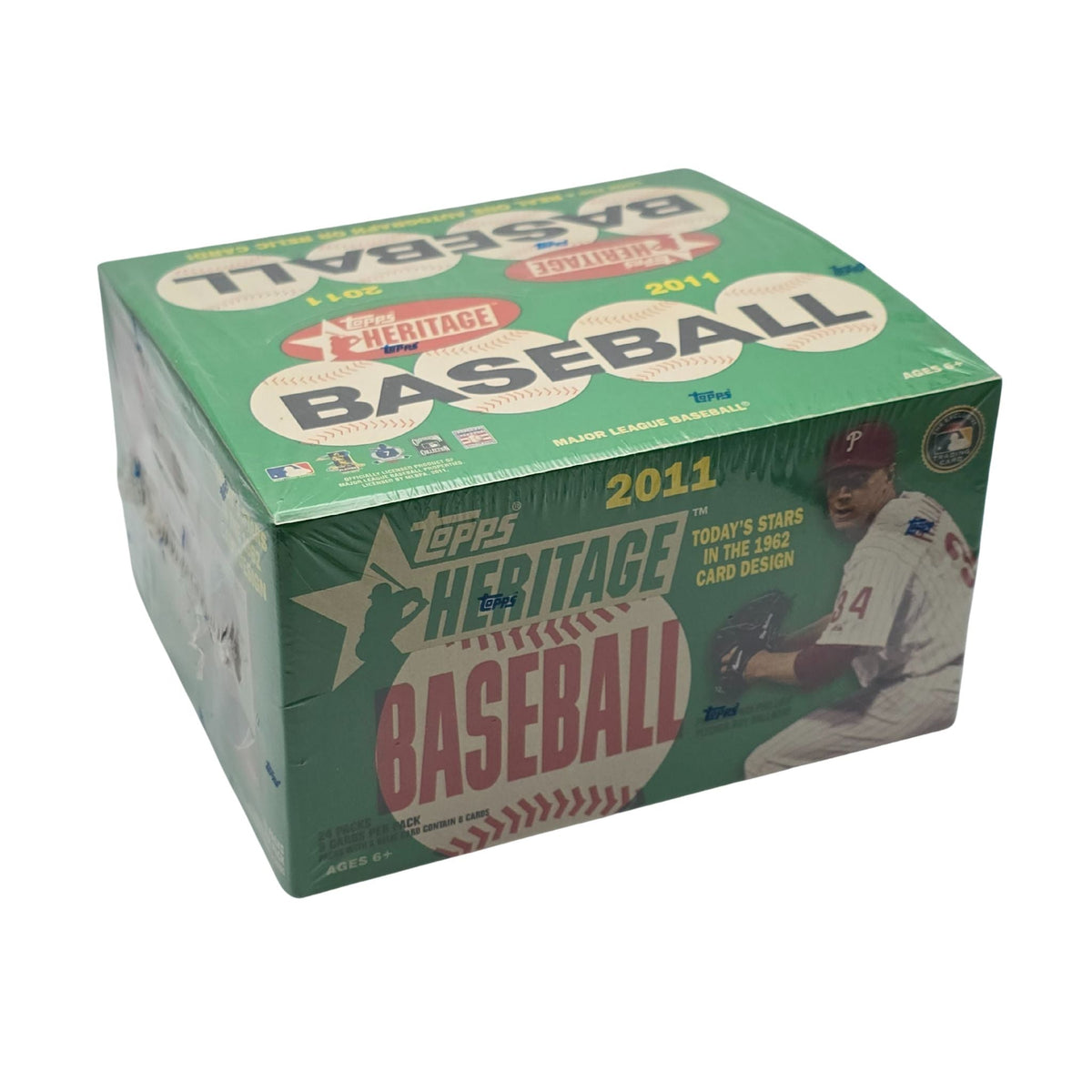 2011 Topps Heritage Baseball Retail 24 Pack Box