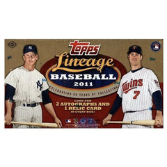 2011 Topps Lineage Baseball Hobby Box