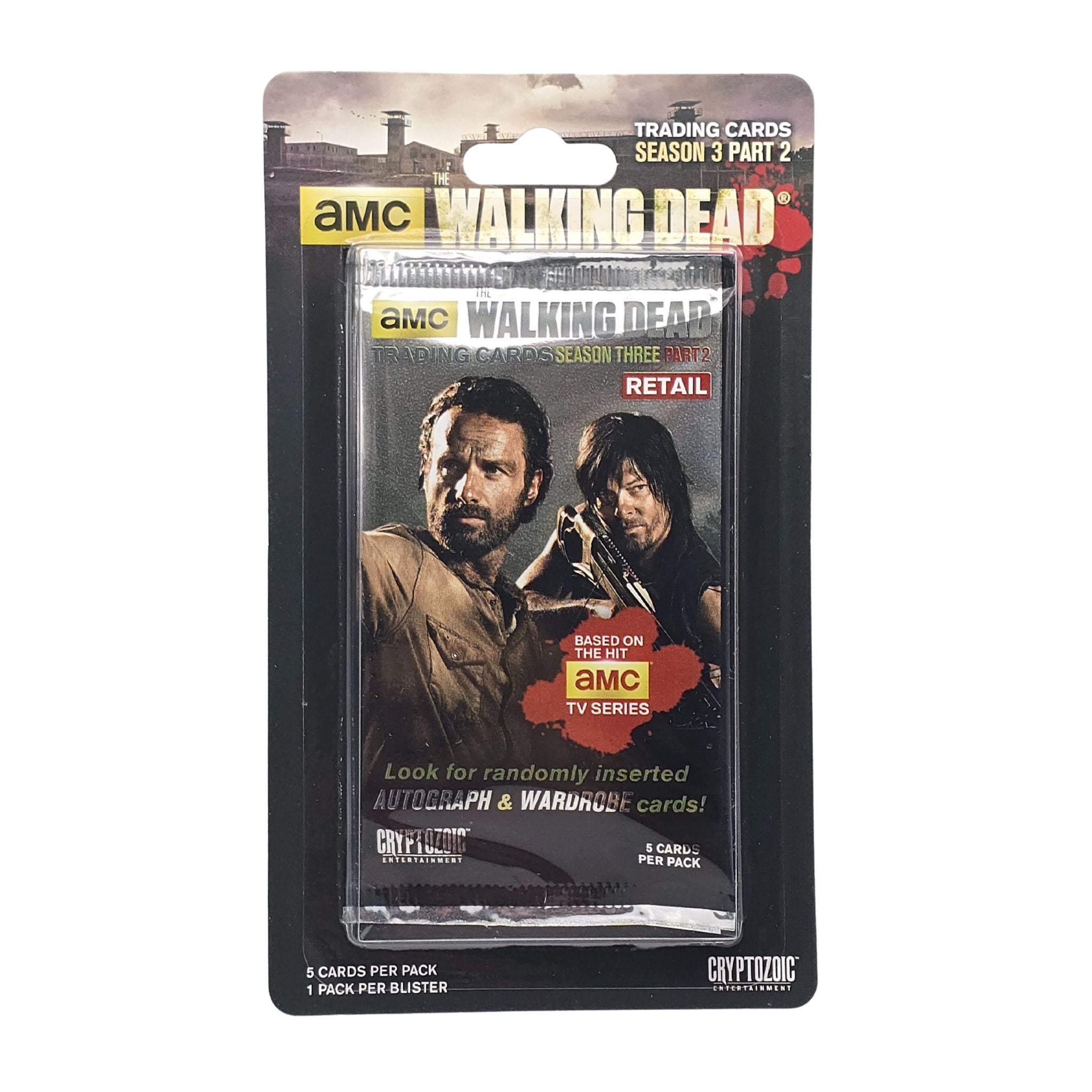 2014 Cryptozoic The Walking Dead Season 3 Part 2 Retail Blister Pack