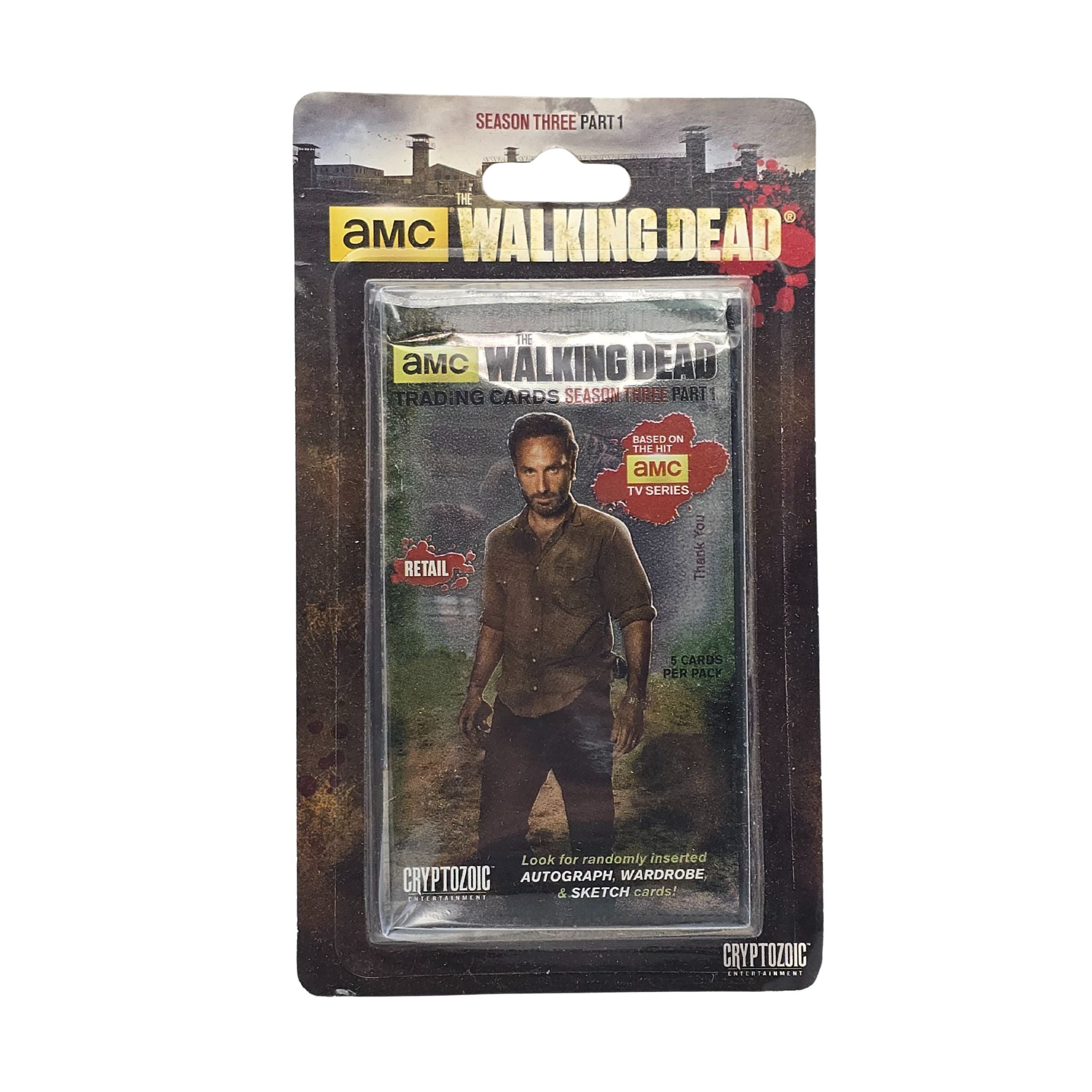 2014 Cryptozoic Walking Dead Season 3 Part 1 Blister 2-Pack