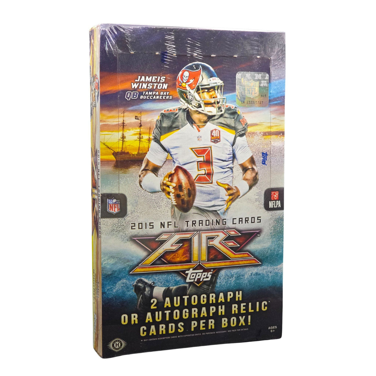 2015 Topps Fire Football Hobby Box