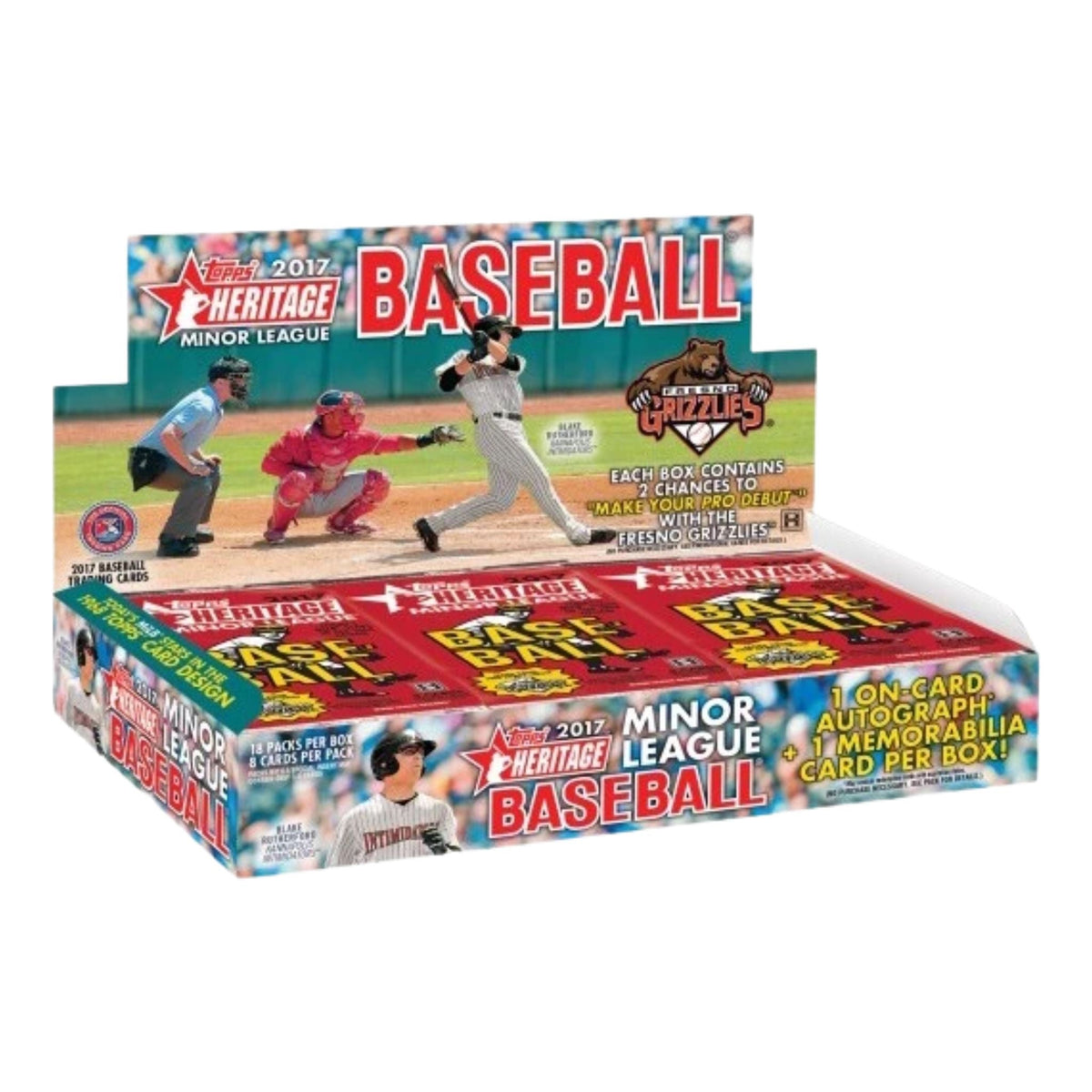 2017 Topps Heritage Minor League Baseball Hobby Box