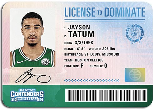 2019/20 Panini Contenders Basketball Hobby Box