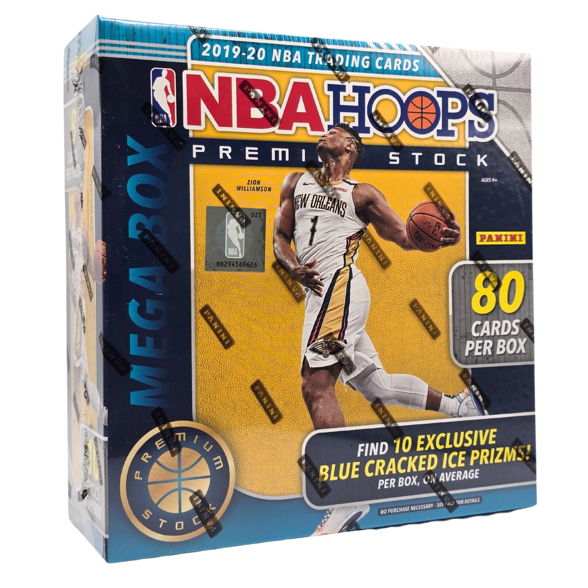 2019/20 Panini NBA Hoops Premium Stock Basketball Mega Box