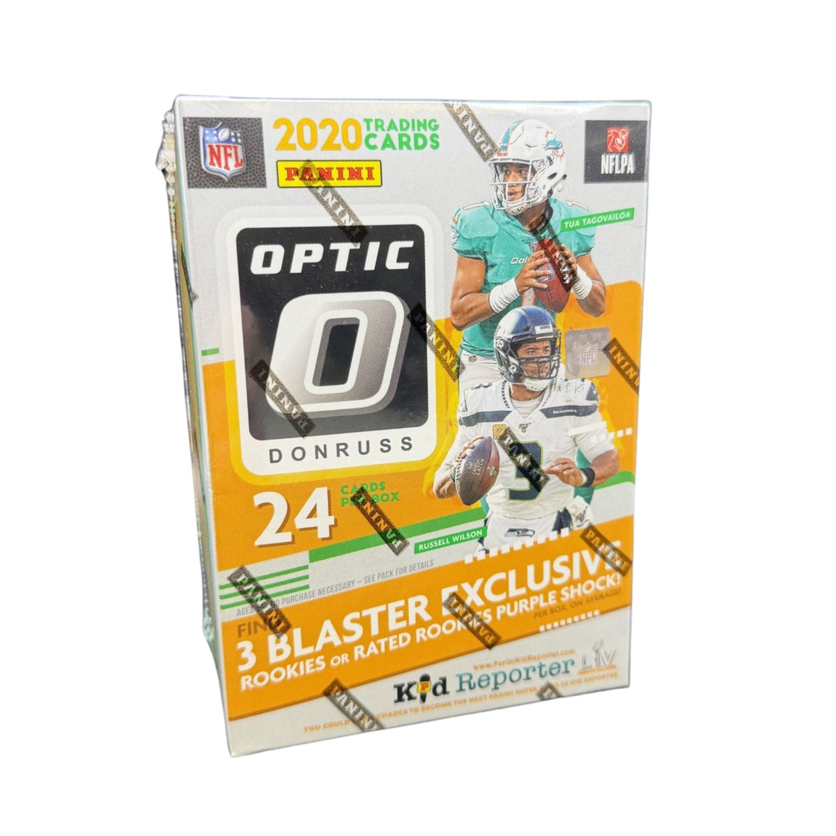 2020 Panini Donruss Optic Football Purple Shock Blaster Box