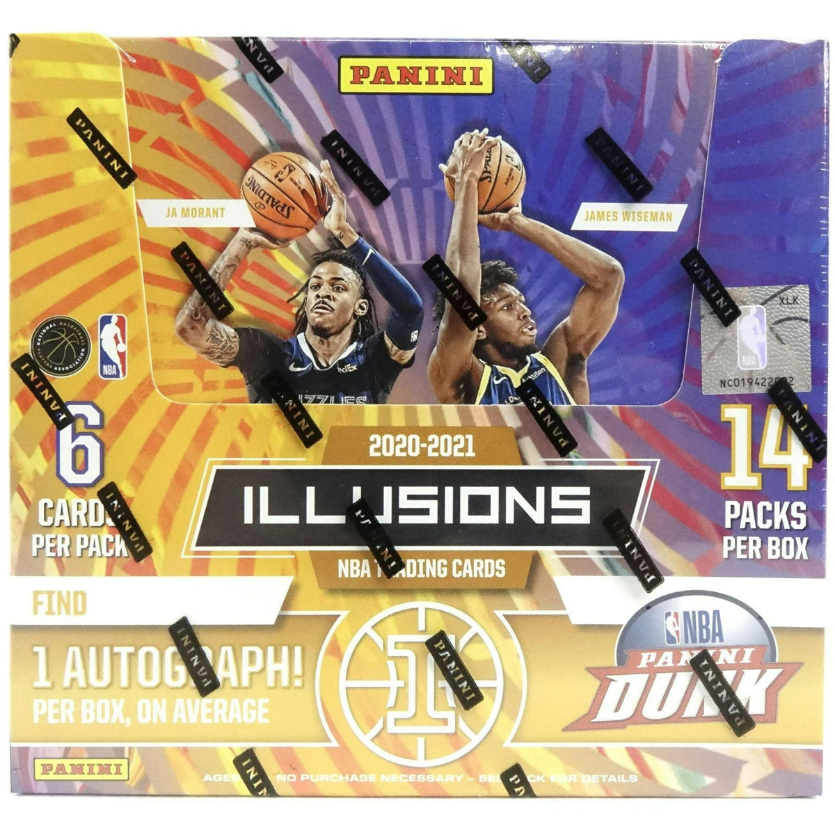 2020/21 Panini Illusions Basketball Hobby Box