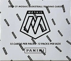 2020/21 Panini Mosaic Basketball 12 Pack Cello Box