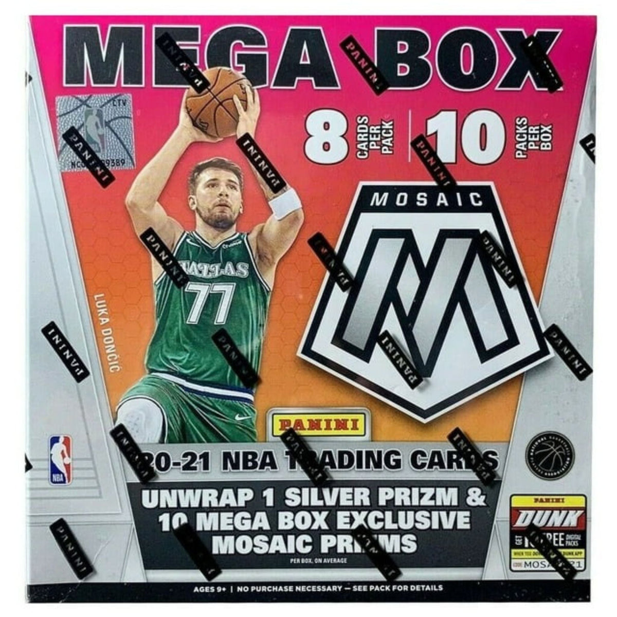 2020/21 Panini Mosaic Basketball Mega Box