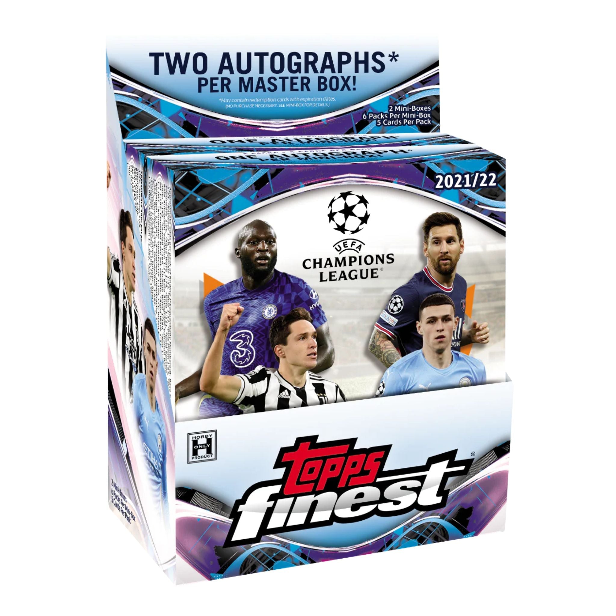 2021/22 Topps Finest UEFA Champions League Soccer Hobby Box