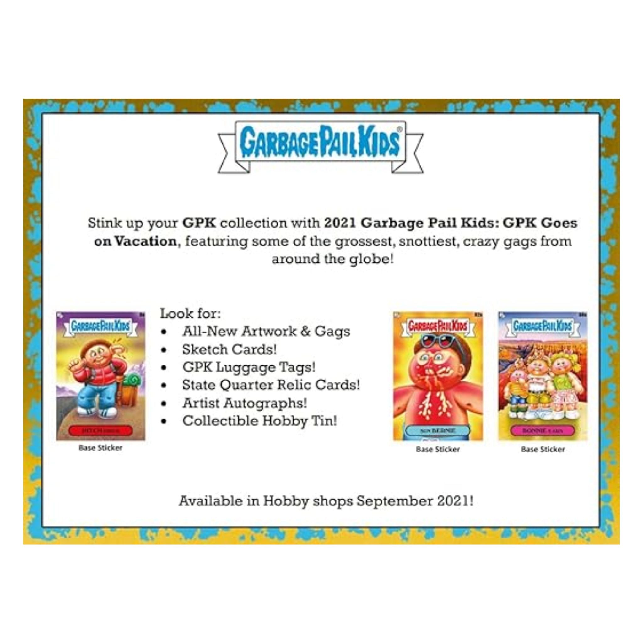 2021 Topps Garbage Pail Kids: GPK Goes On Vacation Collector's Edition Box