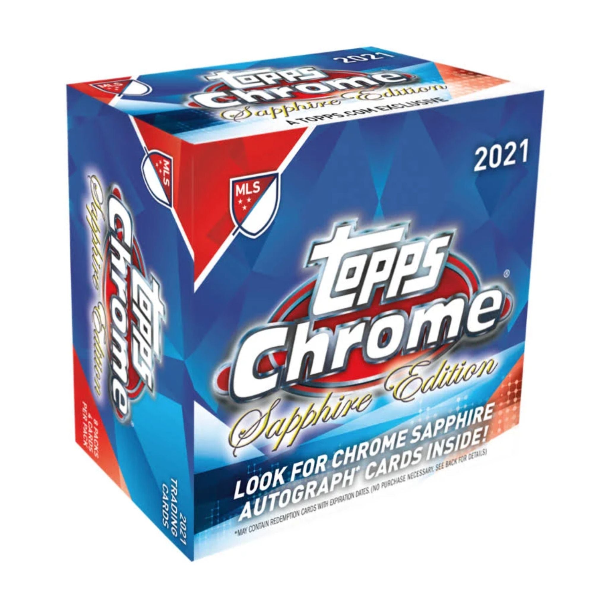 2021 Topps Chrome Sapphire MLS Soccer Box