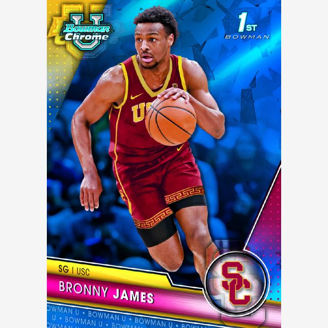 2023/24 Bowman University Chrome Basketball Sapphire Box