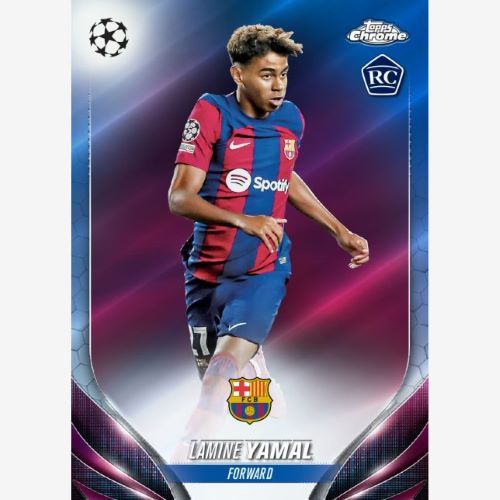 2023/24 Topps Chrome UEFA Club Competitions Soccer Jumbo Box
