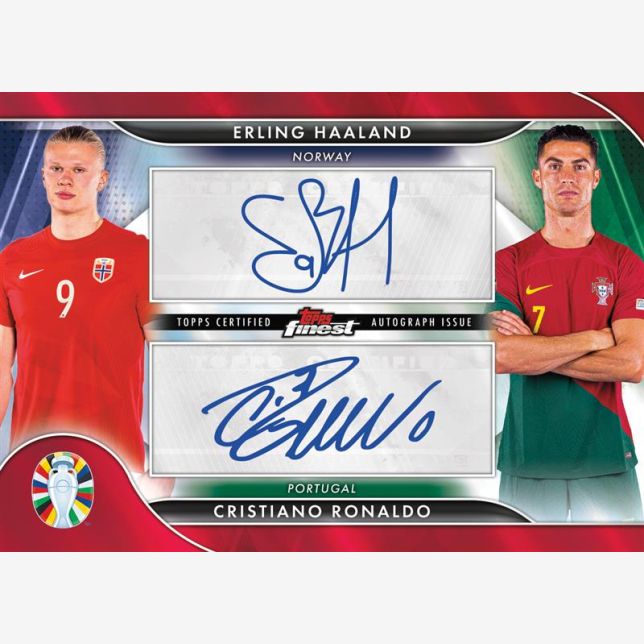 2023 Topps Finest Road to UEFA Euro 2024 Soccer Hobby Box