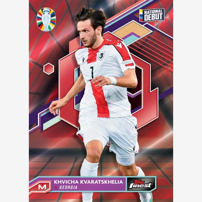 2023 Topps Finest Road to UEFA Euro 2024 Soccer Hobby Box