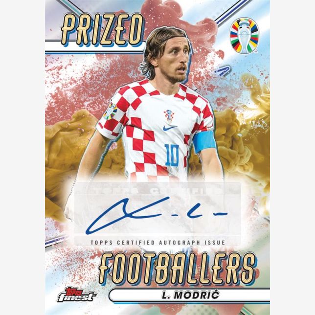2023 Topps Finest Road to UEFA Euro 2024 Soccer Hobby Box