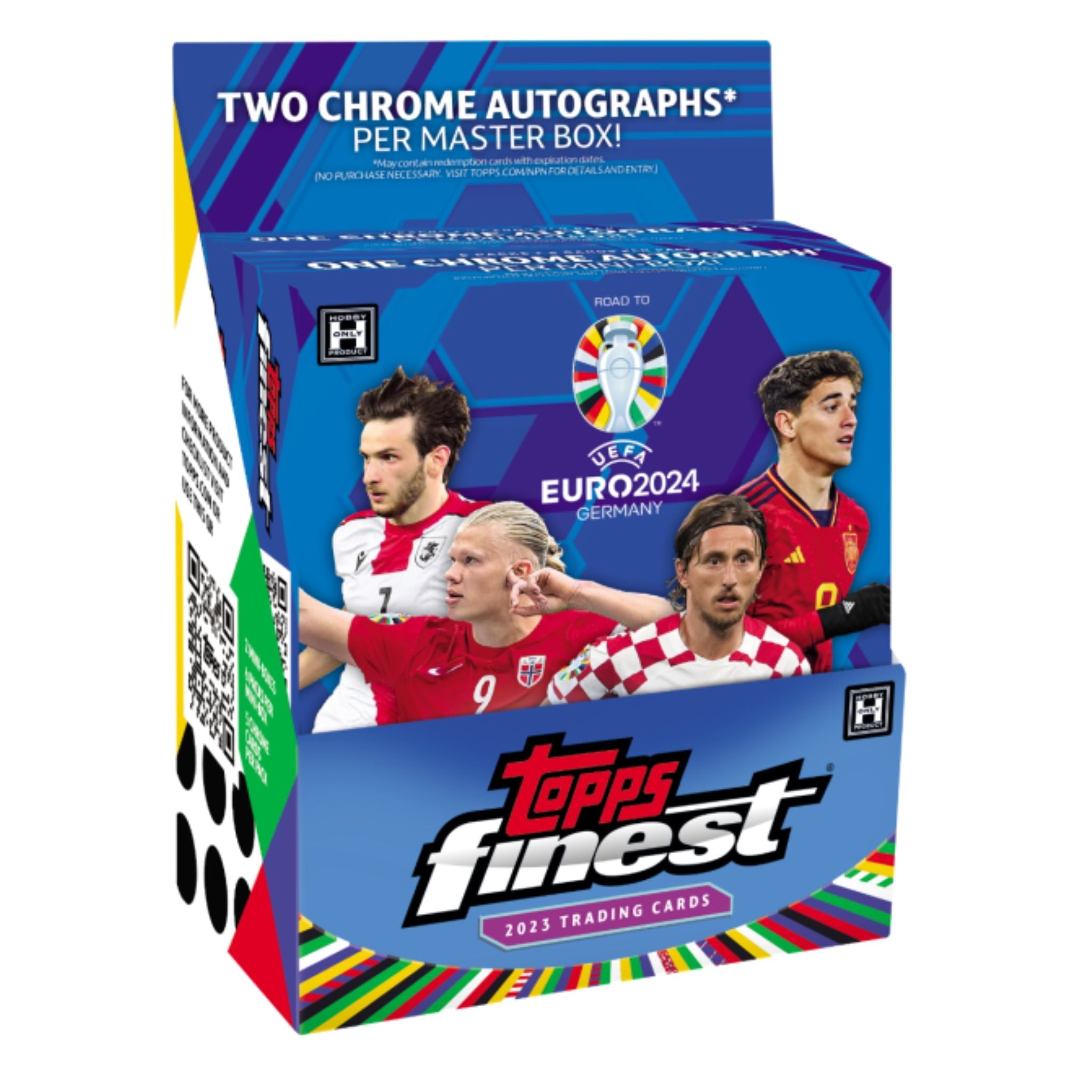 2023 Topps Finest Road to UEFA Euro 2024 Soccer Hobby Box