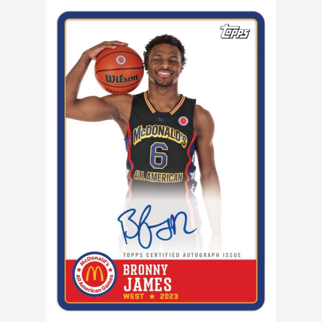 2023 Topps Chrome McDonalds All-American Basketball Hobby Box