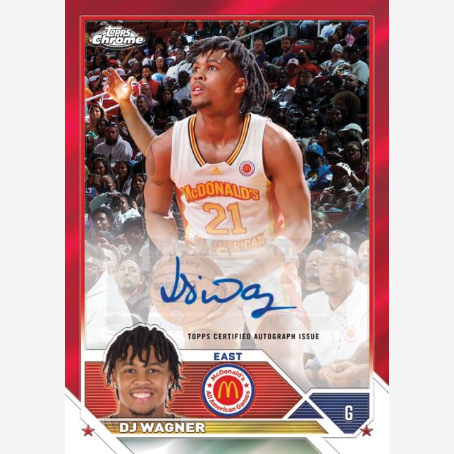 2023 Topps Chrome McDonalds All-American Basketball Hobby Box