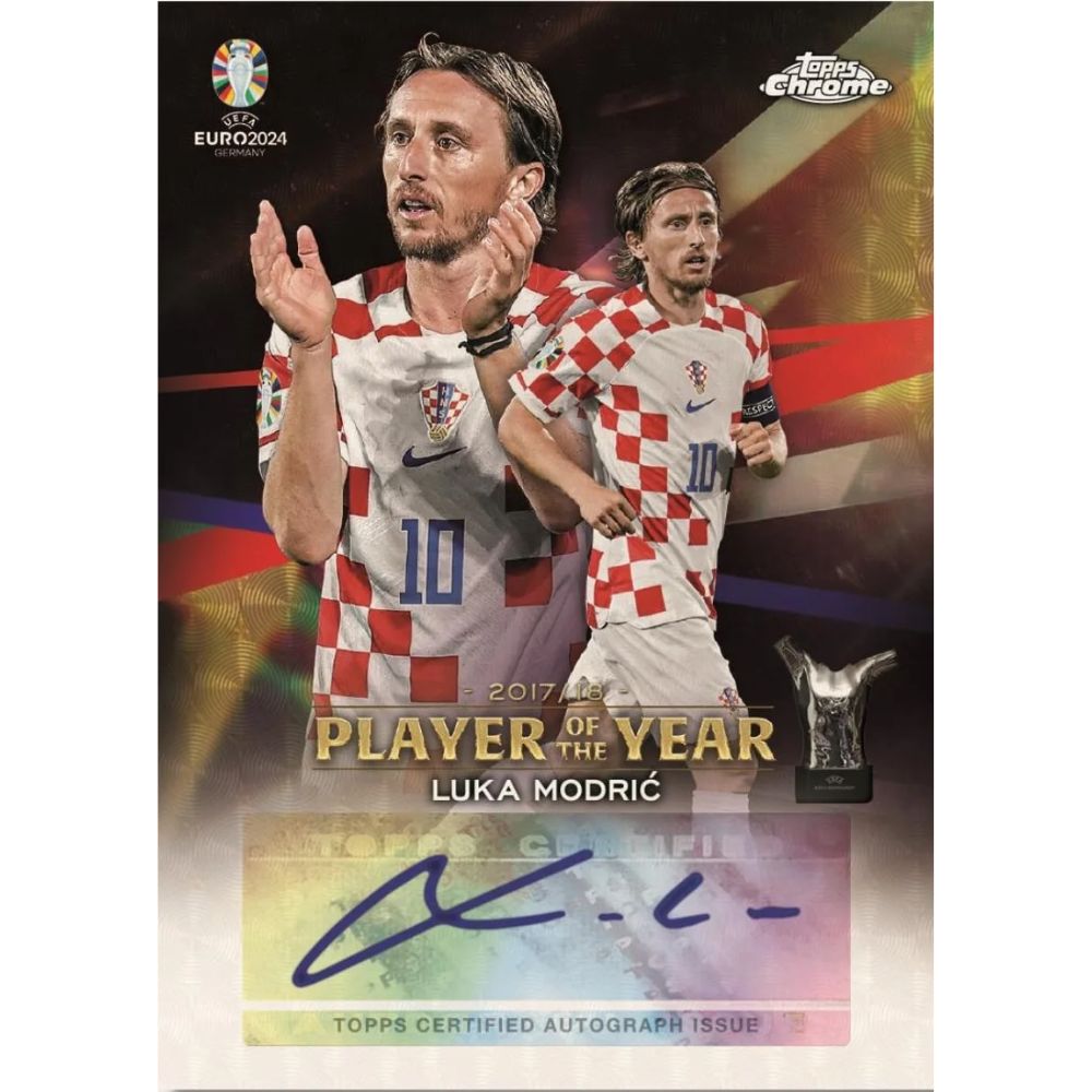 2023/24 Topps Chrome UEFA Euro Soccer Hobby Box