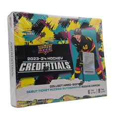 2023/24 Upper Deck Credentials Hockey Hobby Box