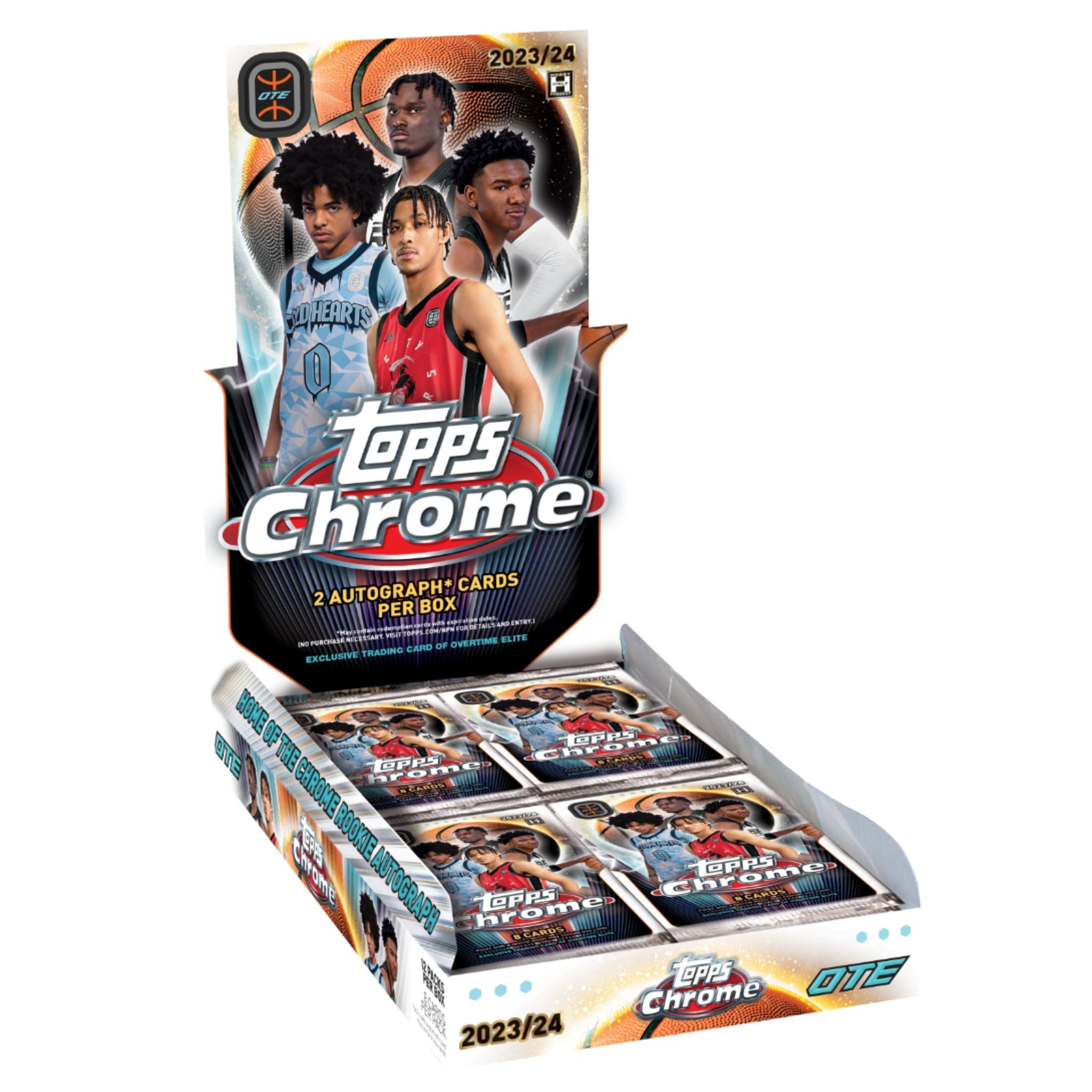 2023/24 Topps Chrome Overtime Elite Basketball Hobby Box