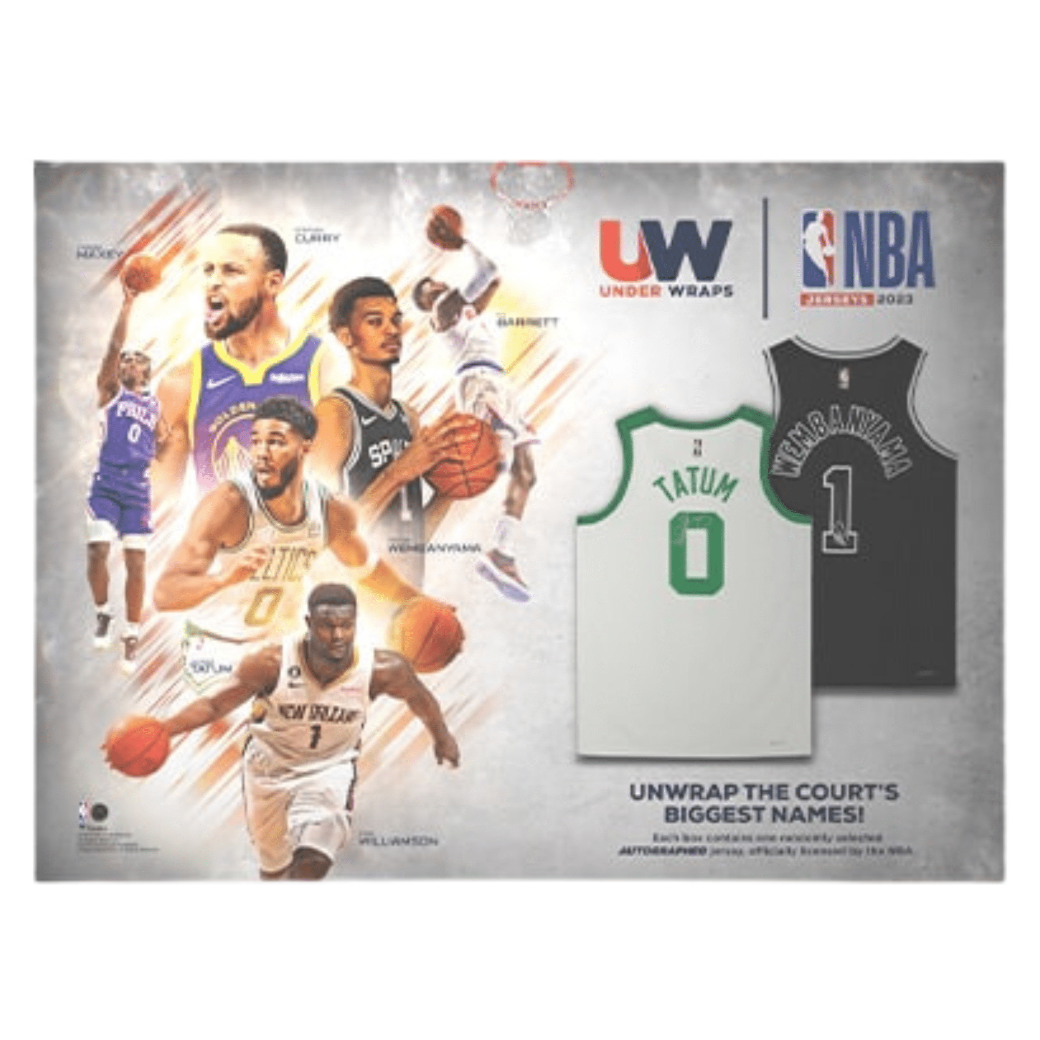 2023/24 Fanatics Under Wraps Autographed NBA Jersey Hobby Box