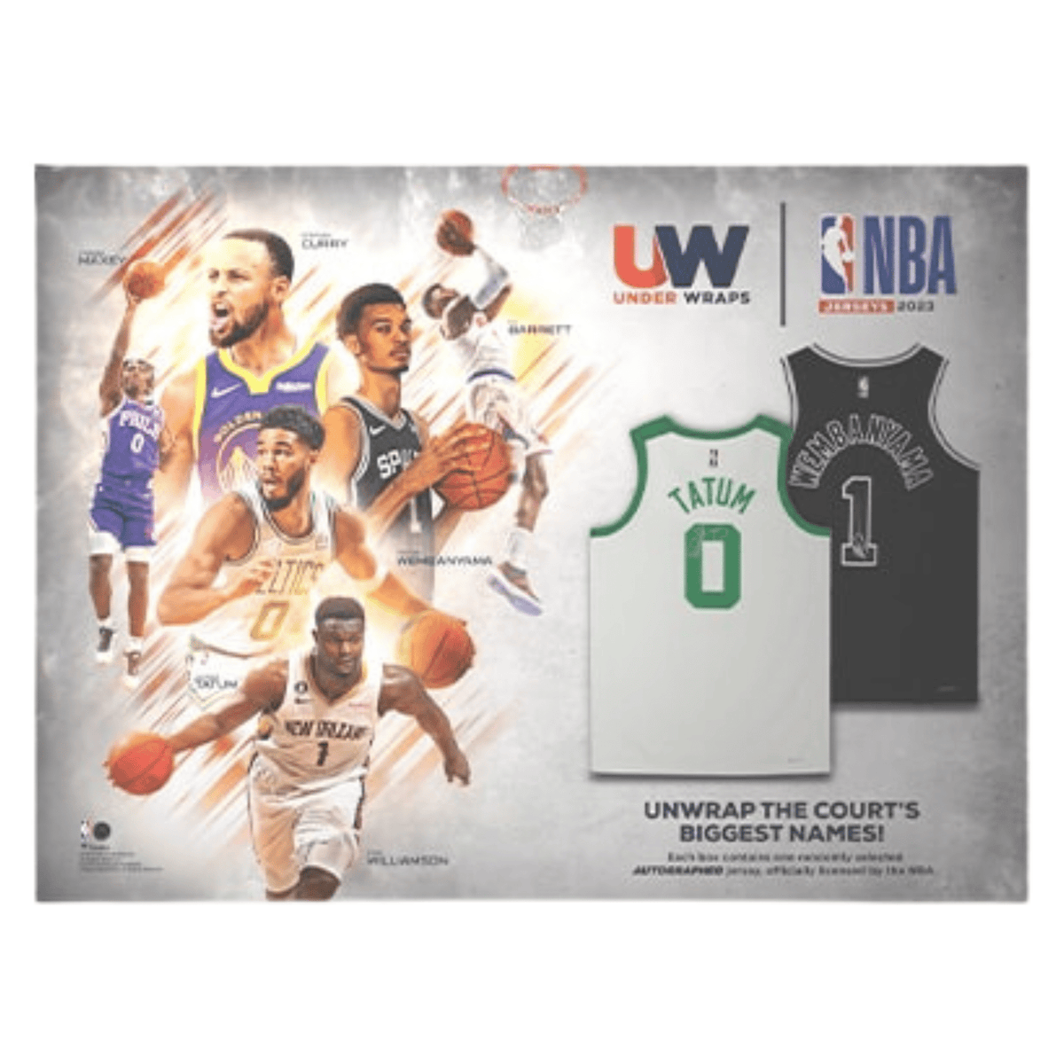 2023/24 Fanatics Under Wraps Autographed NBA Jersey Hobby Box