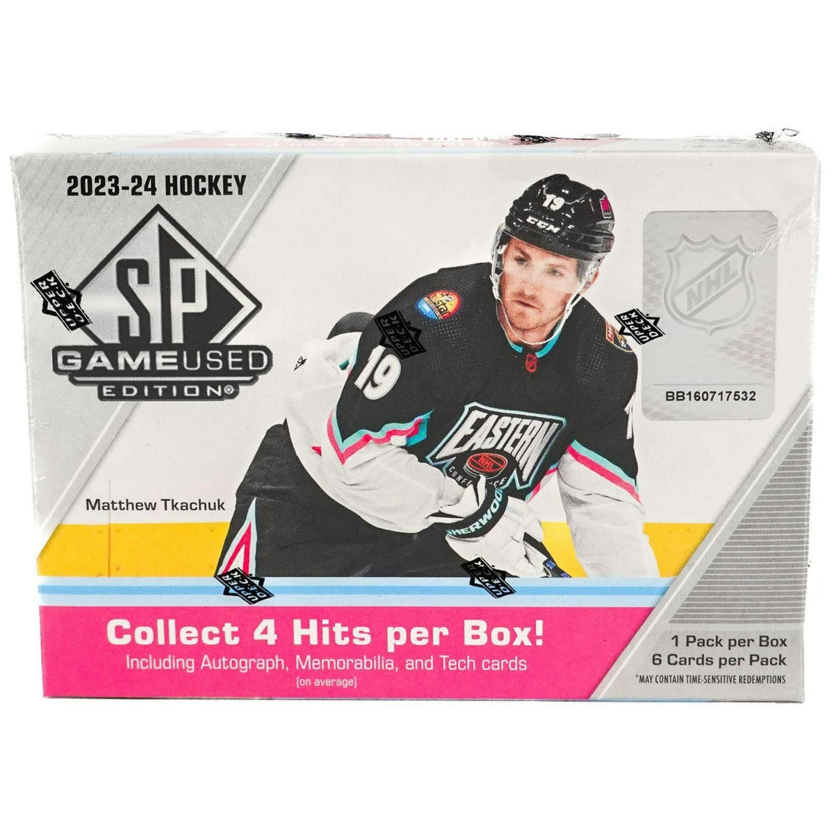 2023/24 Upper Deck SP Game Used Hockey Hobby Box