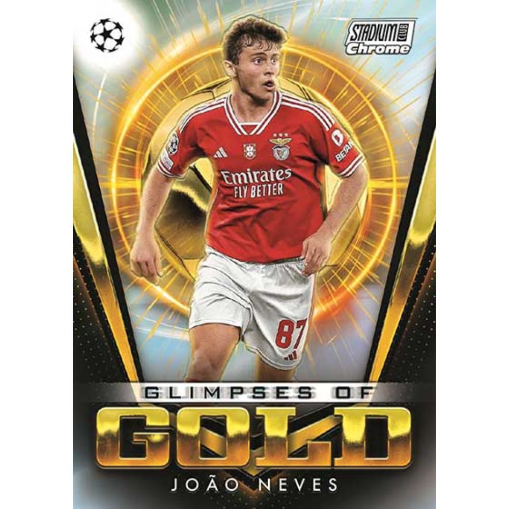 2023/24 Topps Stadium Club Chrome UEFA Club Competitions Soccer Hobby Box