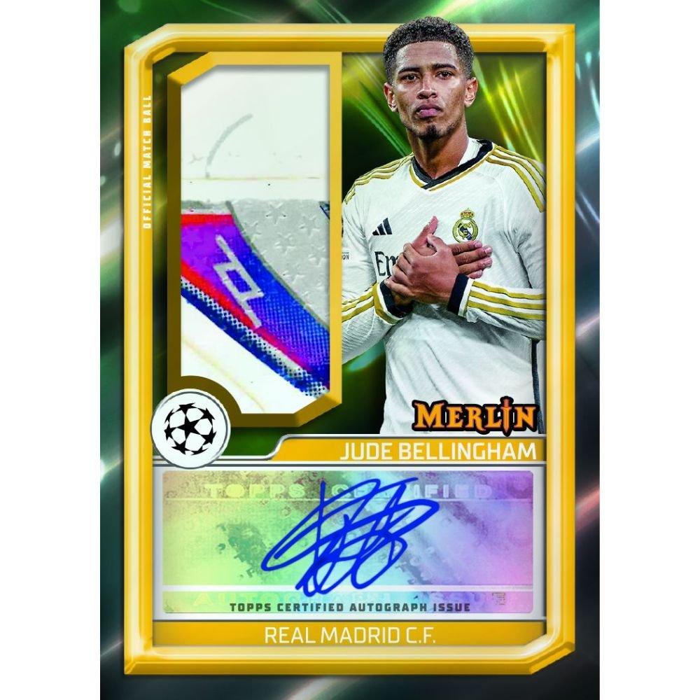 2023/24 Topps Chrome Merlin UEFA Club Competitions Soccer Hobby Box