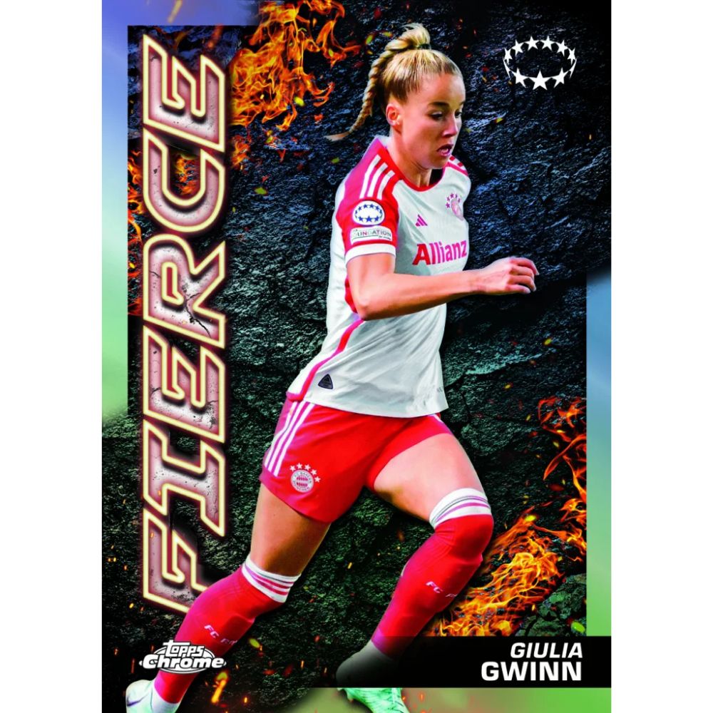 2023/24 Topps Chrome UEFA Women's Champions League Soccer Hobby Box