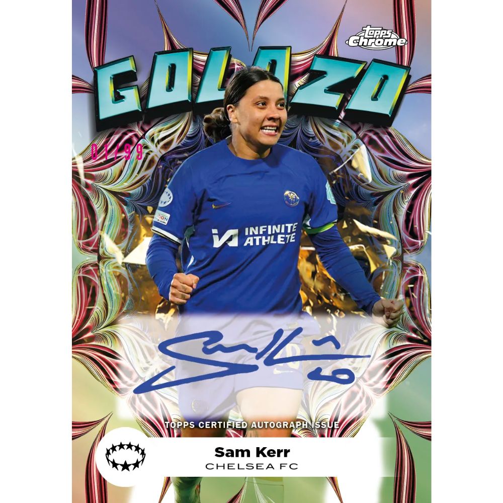 2023/24 Topps Chrome UEFA Women's Champions League Soccer Hobby Box