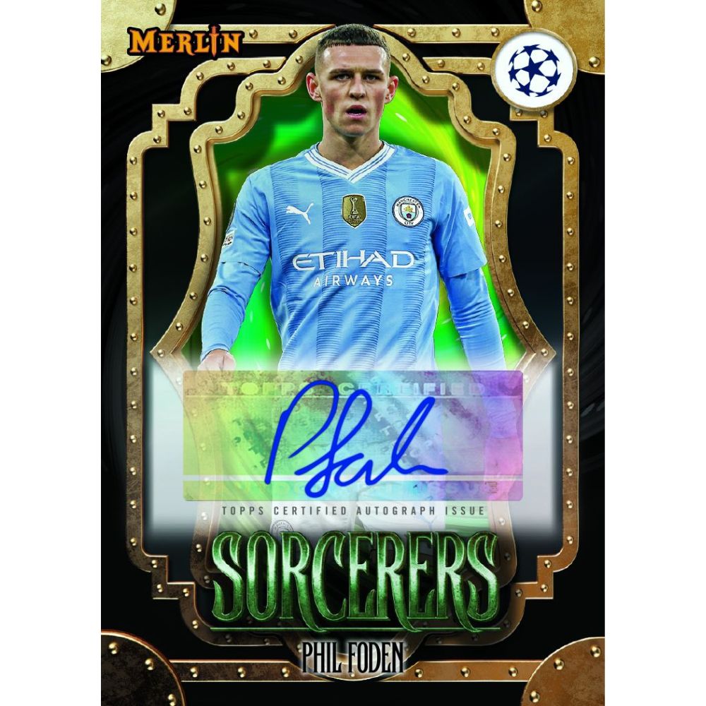 2023/24 Topps Chrome Merlin UEFA Club Competitions Soccer Hobby Box
