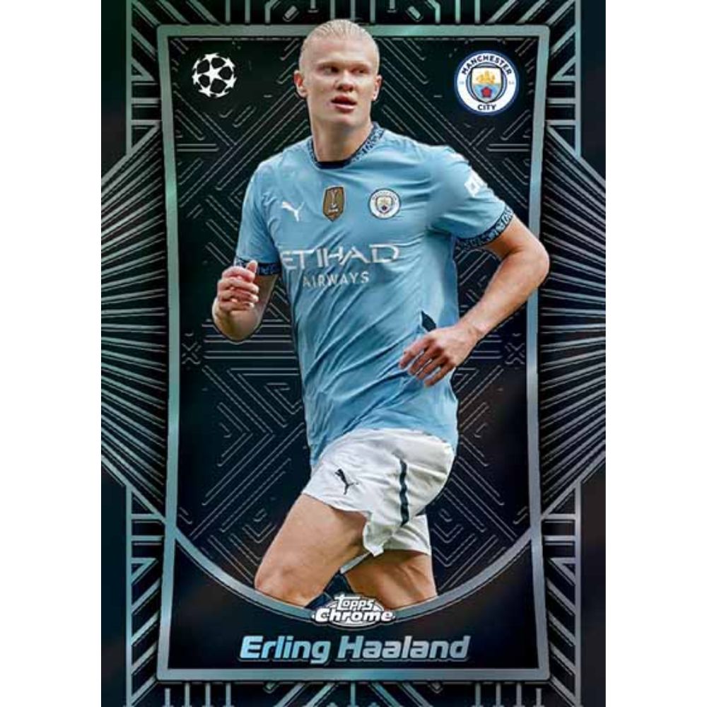 2024/25 Topps Chrome UEFA Club Competitions Soccer Jumbo Box
