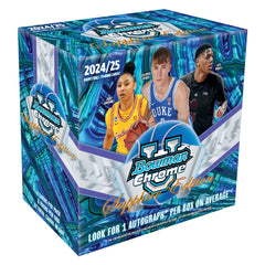 2024/25 Bowman Chrome University Basketball Sapphire Edition Box