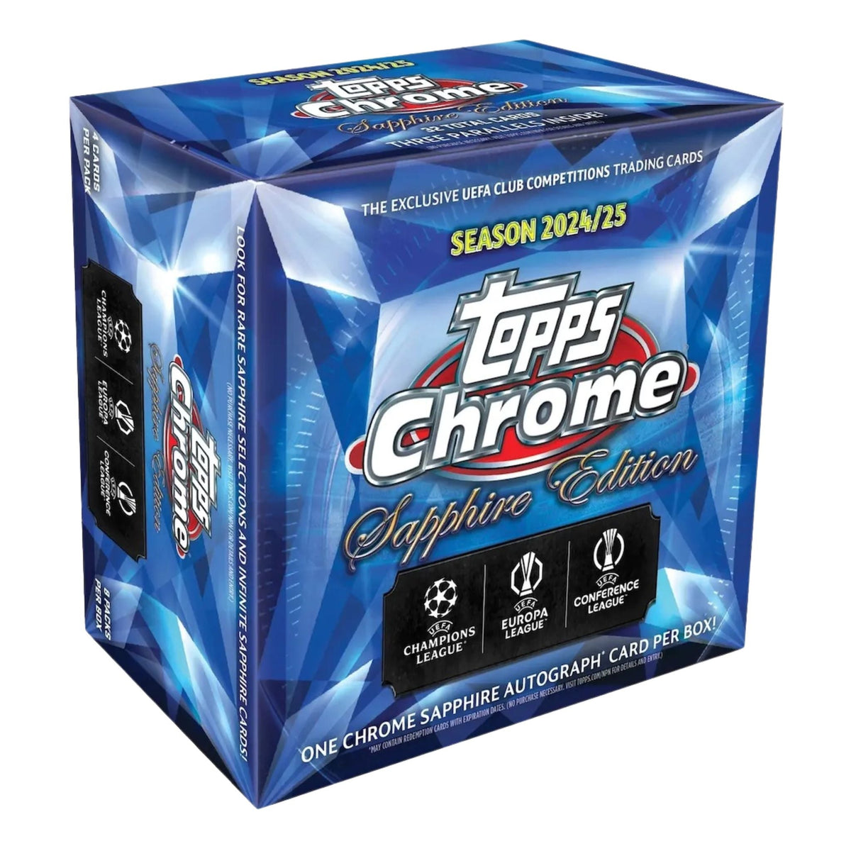 2024/25 Topps Chrome Sapphire UEFA Club Competitions Box