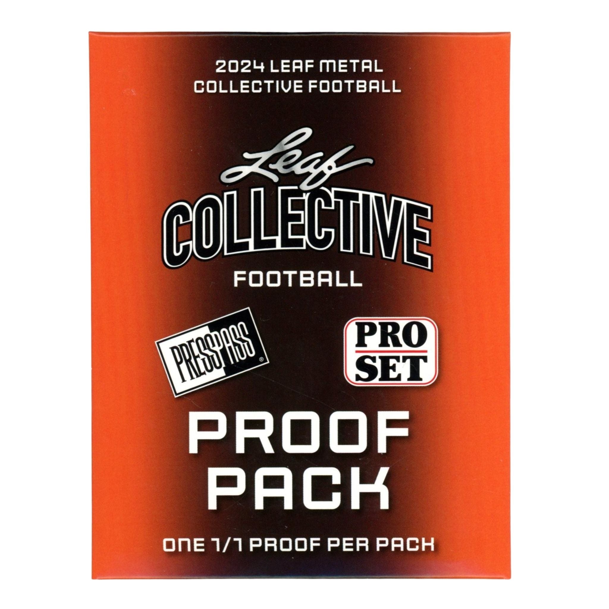 2024 Leaf Collective Football 1/1 Proof Pack