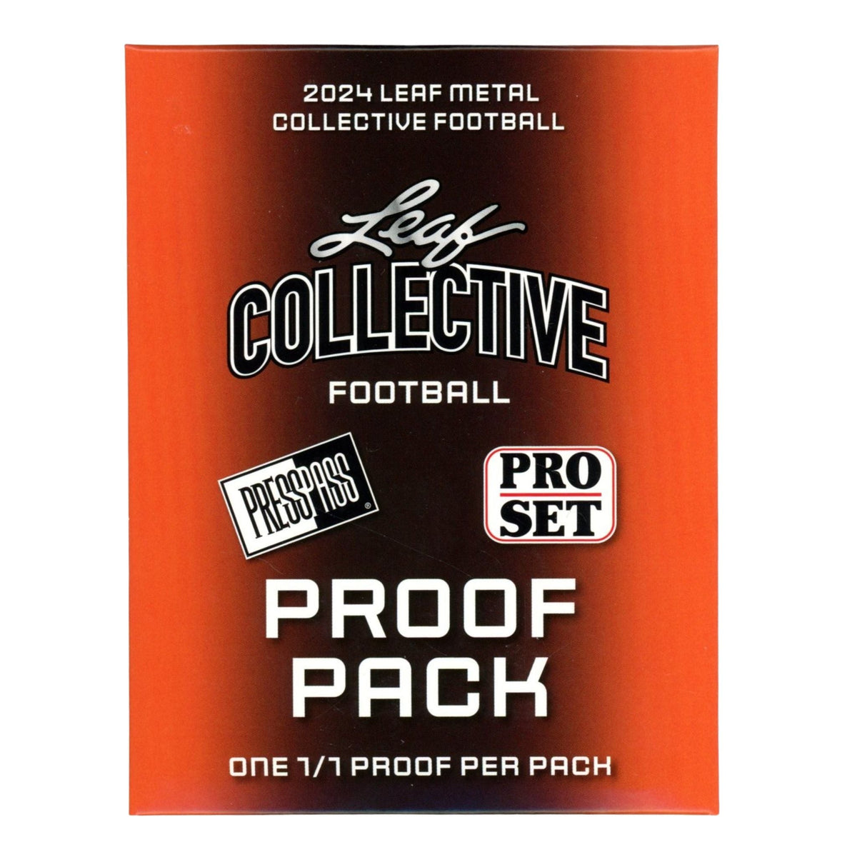 2024 Leaf Collective Football 1/1 Proof Pack