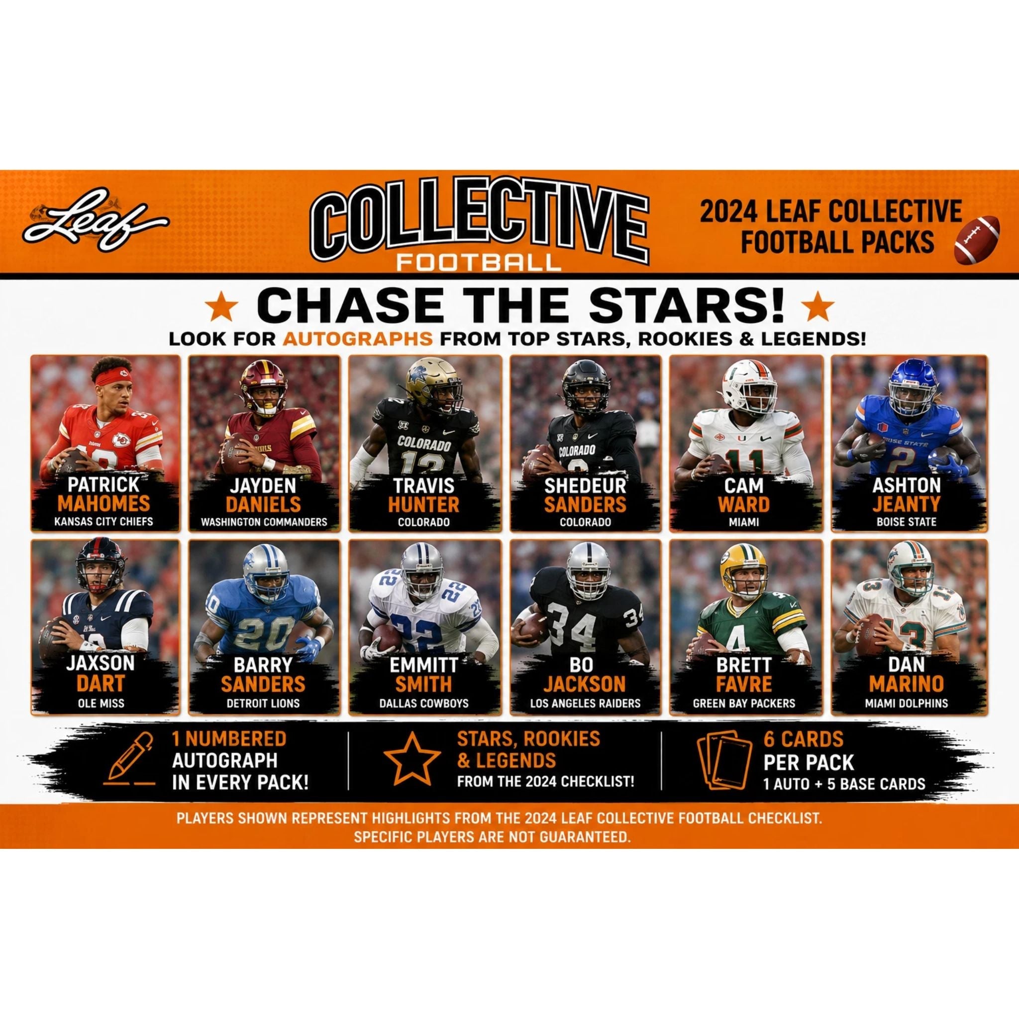 2024 Leaf Collective Football Pack