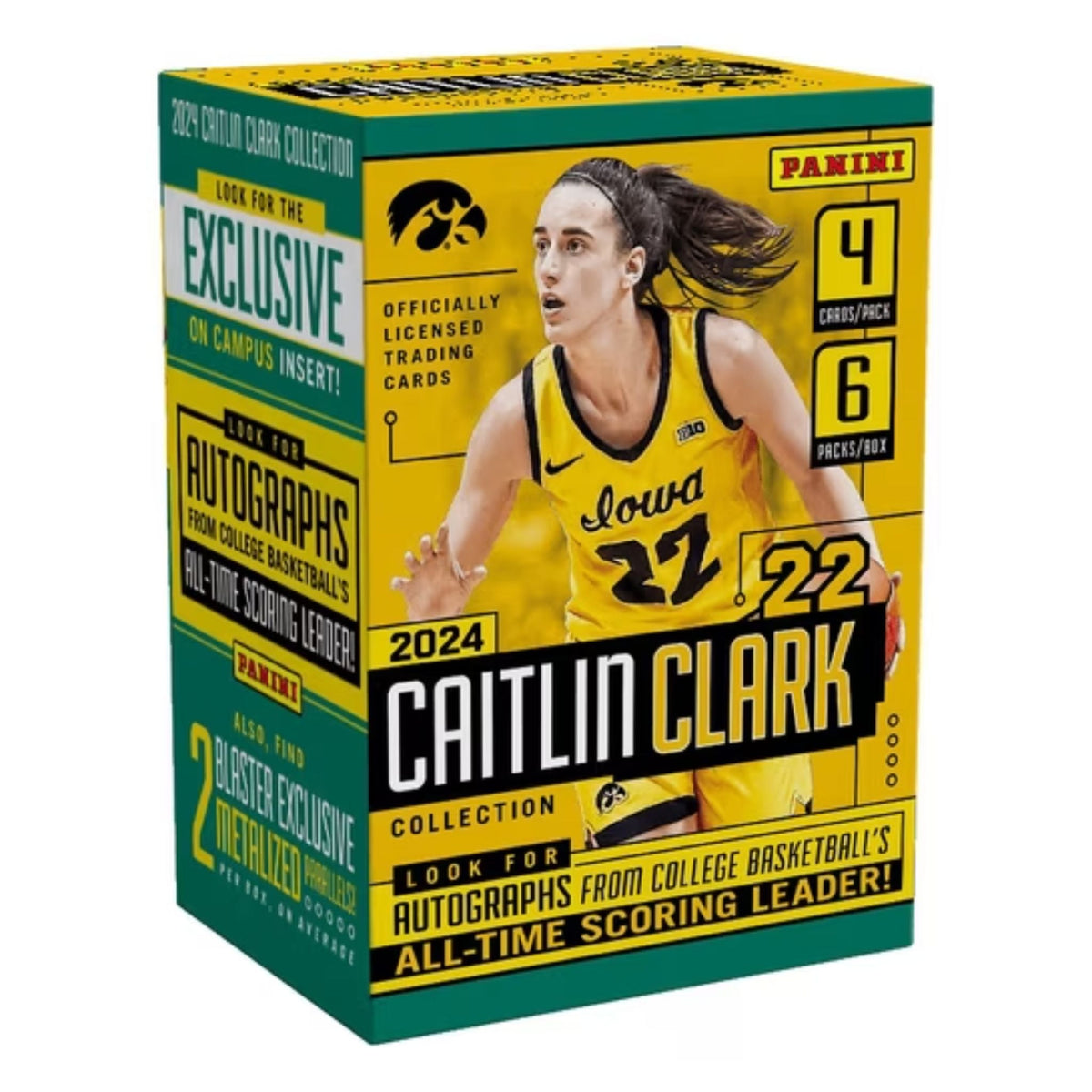 2024 Panini Caitlin Clark Collection Blaster Box