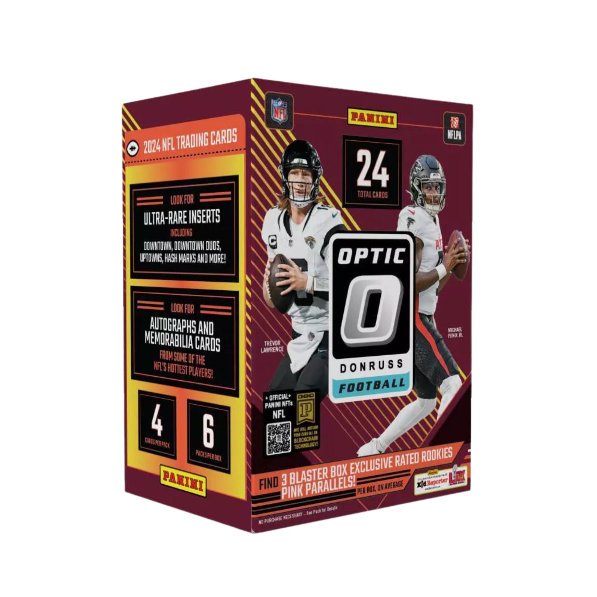 2024 Panini Donruss Optic Football Pink Blaster Box