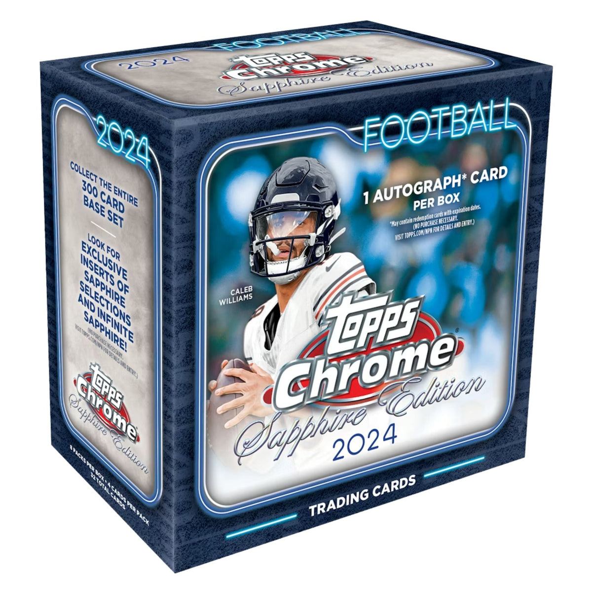 2024 Topps Chrome Sapphire Football Box