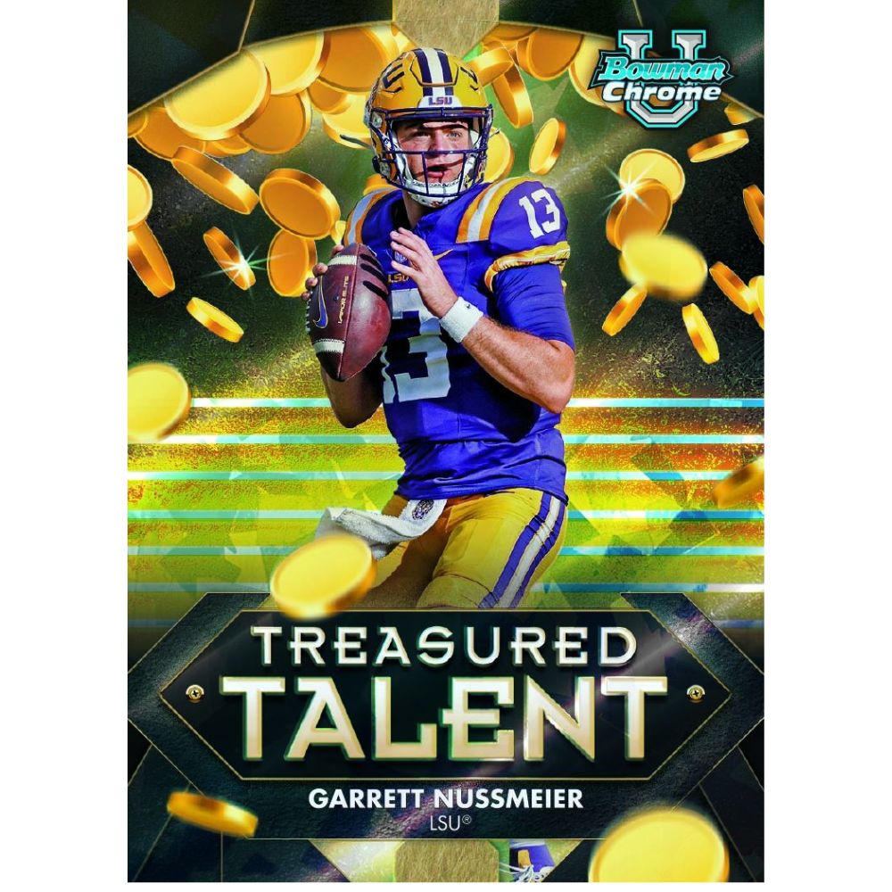 2024 Bowman University Chrome Football Sapphire Edition Box